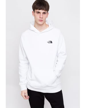 The North Face Mens Reglan Red Box Hoodie in weiß