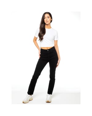 Enzo Straight Denim Jeans für Damen