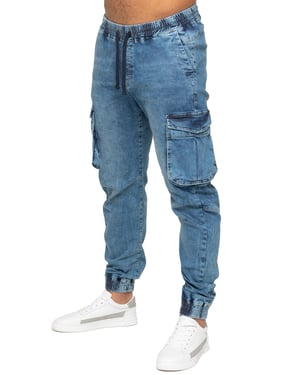 Enzo | Herren Cargo-Jogger-Jeans