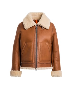Parajumpers Gialean Special Cognacbraune Lederjacke