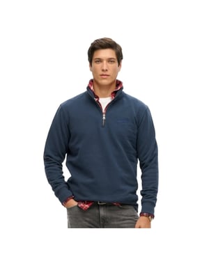 Superdry Herren Henley-Pullover