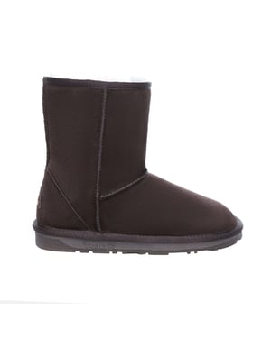 EVER AU Damen Parrot Kurze Klassische Stiefel - Chocolate