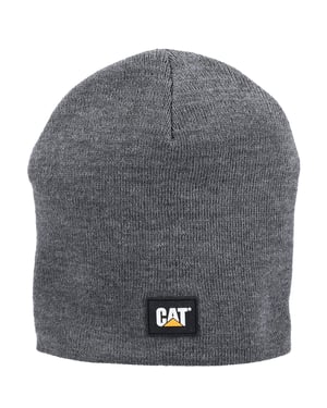 Caterpillar Logo Strick Unisex Erwachsenen Graue Mütze