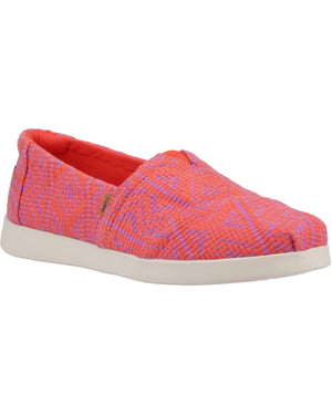 TOMS Alpargata Plus 100 % Baumwolle Damen Flame Espadrilles