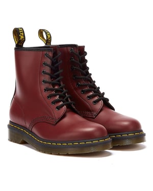 Dr. Martens 1460 Glattleder Damen Stiefel in Kirschrot