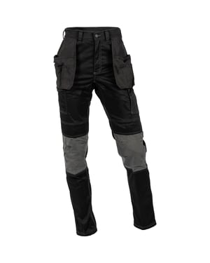 Caterpillar Essential Knie-Taschen Stretch Holster Polyester Herren schwarze Outdoor-Hosen