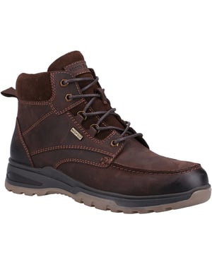 Hush Puppies Palmer Leder Herrenstiefel Braun