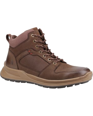 Hush Puppies Arnie Leder Herren Stiefel Braun