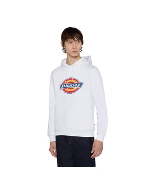 Dickies Icon Logo Polyester Unisex Erwachsene Weiß Kapuzenpullover