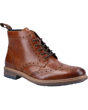 Hush Puppies Joshua Leder Männer Tan Stiefel