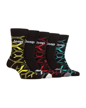 Atmungsaktive Herren-Bambus-Socken: 5er-Pack Freizeit- und Anzugsocken