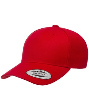Flexfit - "YP Classics" Snapback Mütze 5 Segmente (Rot)