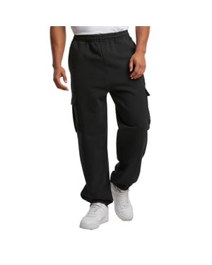 Urban Classics - "90s" Cargo Jogginghosen für Herren (Schwarz)