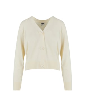 Urban Classics - Strickjacke für Damen (Hell Sandfarben)