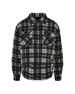 Urban Classics - Hemdjacke für Herren (Schwarz/Weiß)