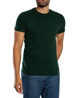 Superdry Essential Firmenlogo T-Shirt, Grün