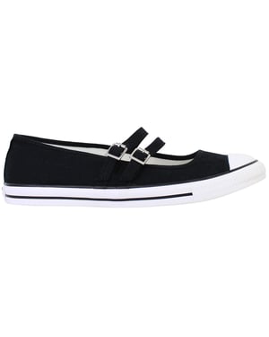 Converse Chuck Taylor All Star Dainty Mary Jane Damen Schwarz Plimsolls