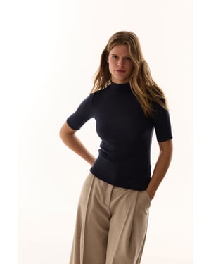 Rundhalsausschnitt Strickbody