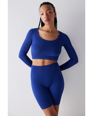 Rippstrick Langarm-Bodysuit