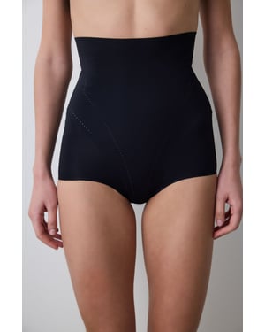 Hochtaillierte Strapless Formshorts