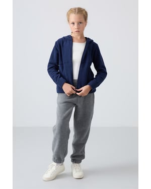 Jugend Unisex Kapuzenzip-Sweatshirt