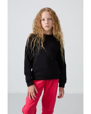 Jugend Unisex Baumwoll-Mischung Sweatshirt