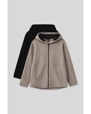 Jugend Unisex Kapuzenzip-Sweatshirt