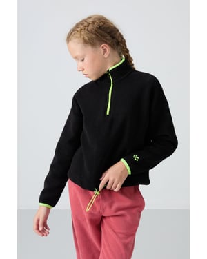 Jugend Unisex Reißverschluss Sweatshirt