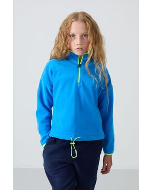 Jugend Unisex Reißverschluss Sweatshirt