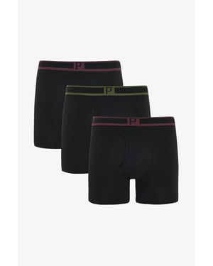Herren Baumwoll-Jersey Boxershorts, 3er-Pack
