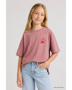 Jugend Baumwoll-Elasthan T-Shirt