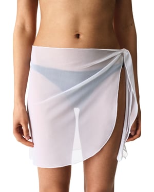 Mini Strick Sarong Cover-Up