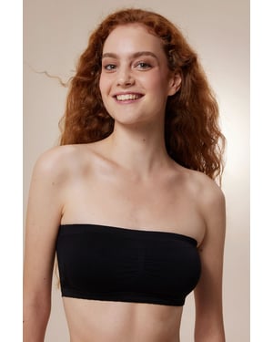 Halterloses Jersey-Bralette