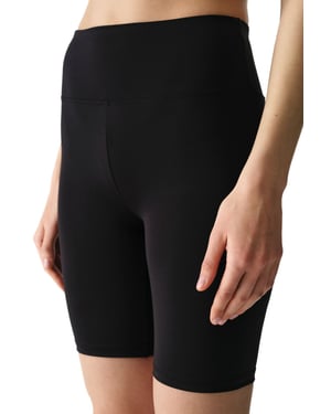 Penti Kurze Strumpfhose aus gestricktem Jersey - Schwarz