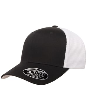 Flexfit - "110" Trucker Cap (Schwarz/Weiß)