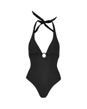 Urban Classics - Badeanzug Neckholder für Damen (Schwarz)