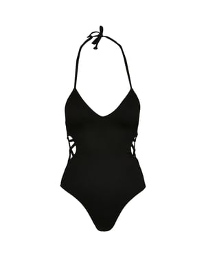 Urban Classics - Badeanzug für Damen (Schwarz)