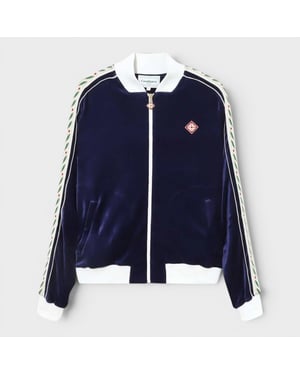 Casablanca Laurel Trainingsjacke In Marineblau