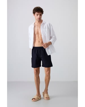 Tommy Life Einteiler mit Pull-On-Shorts für Herren - Marineblau