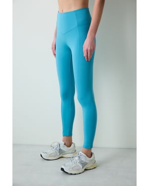 Knöchellange Strickjersey-Tights