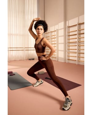 Knöchellange Jersey-Tights