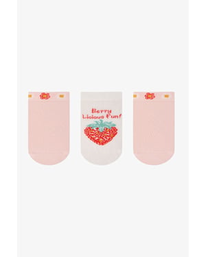 3er-Pack Jugend Crew Socken mit Stickerei