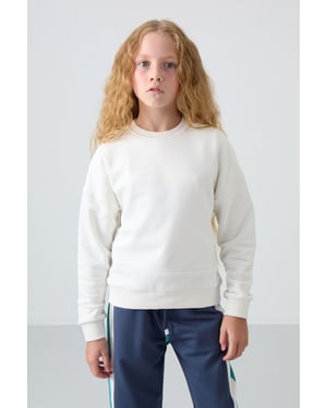 Jugend Unisex Baumwoll-Mischung Sweatshirt