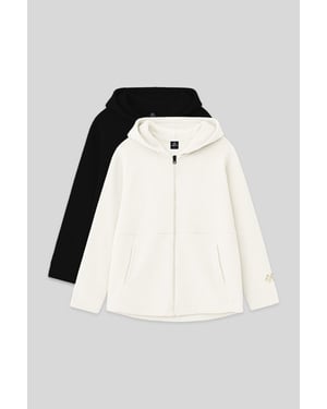 Jugend Unisex Kapuzenzip-Sweatshirt
