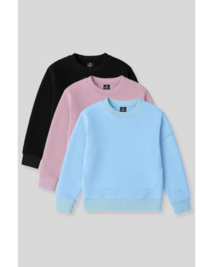 Jugend Unisex Baumwoll-Mischung Sweatshirt