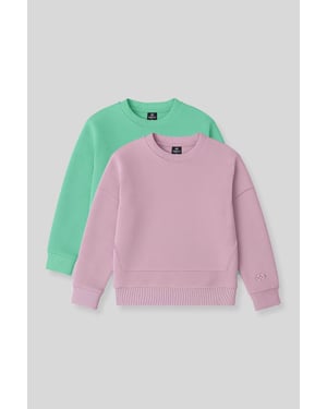 Jugend Unisex Baumwoll-Mischung Sweatshirt