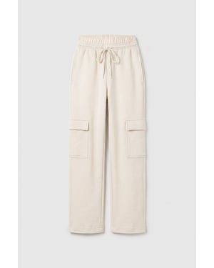 Jugend Unisex Elastischer Bund Weite Bein Jogginghose