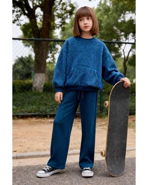 Jugend Unisex Baumwollmischungshosen