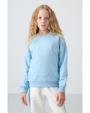 Jugend Unisex Baumwoll-Mischung Sweatshirt