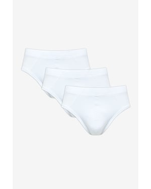 Herren Baumwollslips, 3er-Pack